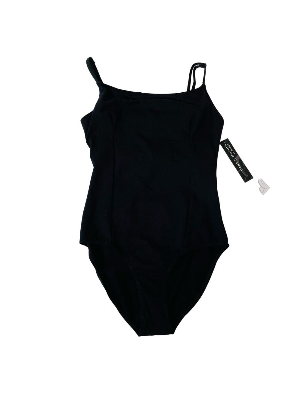 NWT DanzNmotion Size P (14/16) Twist Back Camisole Leotard